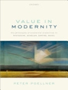 ارزش در مدرنیته: فلسفه مدرنیسم اگزیستانسیال در نیچه، شلر، سارتر، موزیل [کتابشناسی انگلیسی]