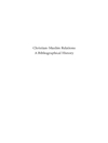 روابط مسیحیان و مسلمانان: تاریخچه کتابشناختی جلد 1 (600-900) [کتاب انگلیسی]