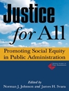 عدالت برای همه: ارتقای برابری اجتماعی در مدیریت دولتی [کتاب انگلیسی]
