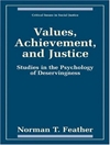 ارزش ها، دستاوردها و عدالت: مطالعاتی در روانشناسی شایستگی [کتاب انگلیسی]