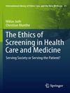 اخلاق غربالگری در خدمات درمانی و پزشکی: خدمت به جامعه یا خدمت به بیمار؟ [کتاب انگلیسی]
