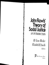 نظریه عدالت اجتماعی جان رالز: مقدمه [کتابشناسی انگلیسی]