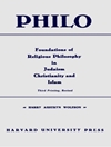 فیلو: مبانی فلسفه دینی در یهودیت، مسیحیت و اسلام (جلد 1 و 2) [کتاب انگلیسی]