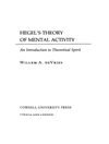 نظریه هگل در مورد فعالیت ذهنی: درآمدی بر روح نظری [کتاب انگلیسی]