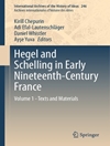هگل و شلینگ در اوایل قرن نوزدهم فرانسه: جلد 1 - متون و مواد [کتاب انگلیسی]