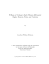نظریه اولیه حقوق مالکیت ویلیام اوکام: منابع، متون و زمینه ها [کتاب انگلیسی]
