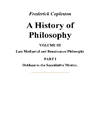 تاریخ فلسفه، اوکهام به عرفان فکری جلد سوم [کتاب انگلیسی]