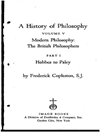 تاریخ فلسفه: فیلسوفان انگلیسی از هابز تا هیوم [کتاب انگلیسی]